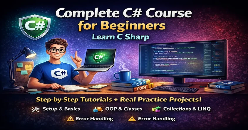 Complete C# Course for Beginners - Learn C Sharp