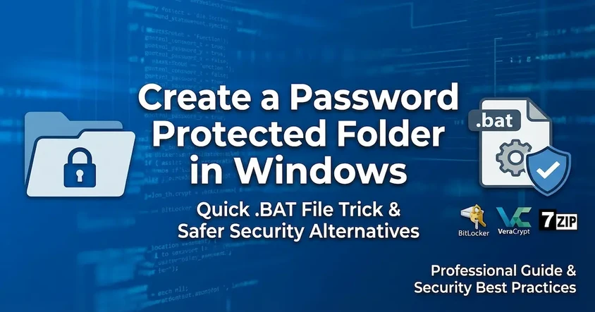 Create a Password Protected Folder in Windows