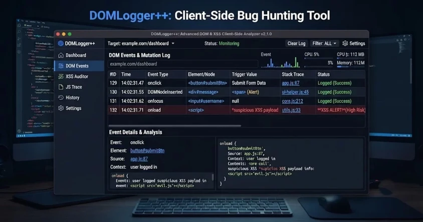 DOMLogger++ Client-Side Bug Hunting Tool
