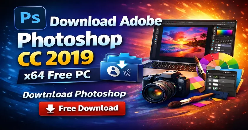 Download Adobe Photoshop CC 2019 x64 Free PC