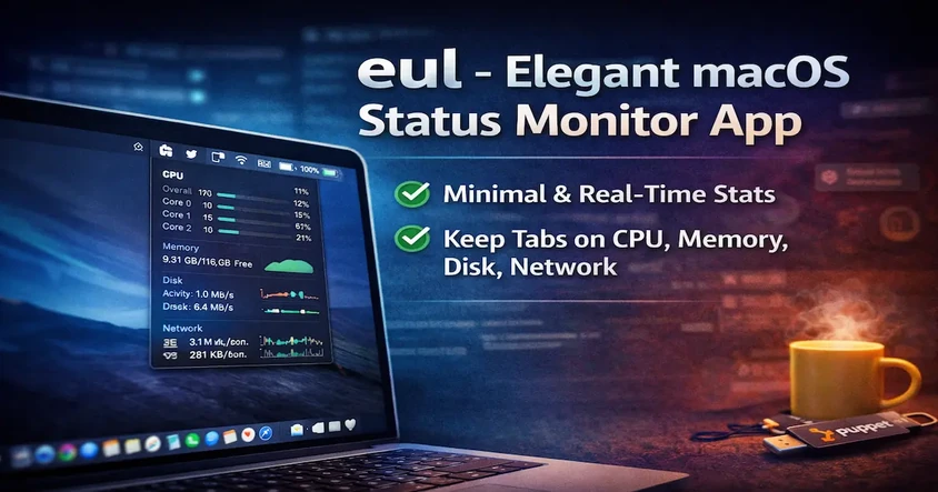 eul - Elegant macOS Status Monitor App