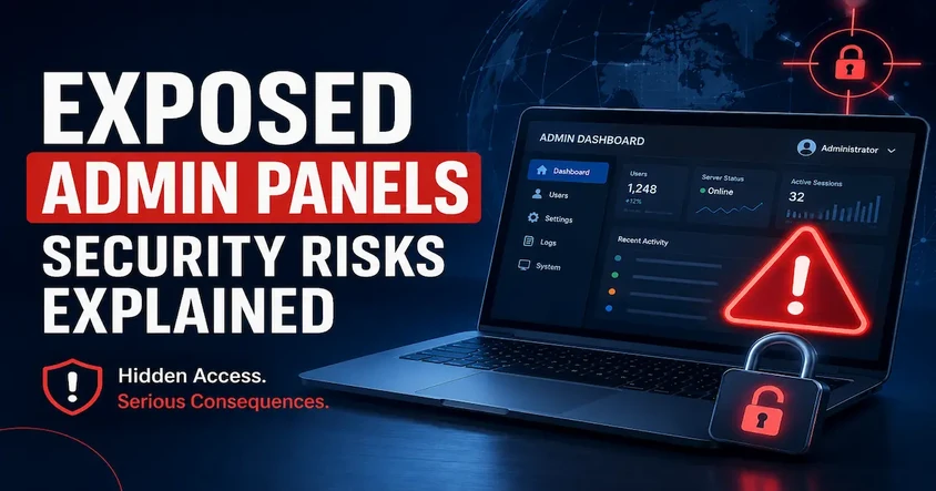 Exposed Admin Panels Security Risks Explained