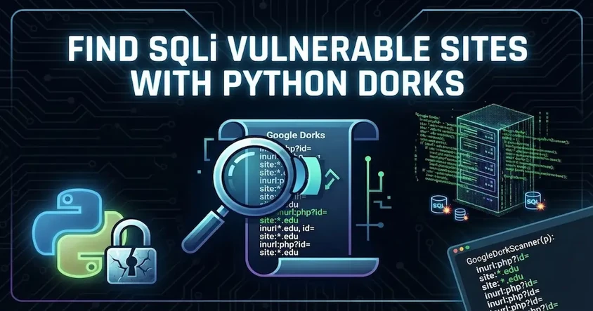 Find SQLi Vulnerable Sites with Python Dorks