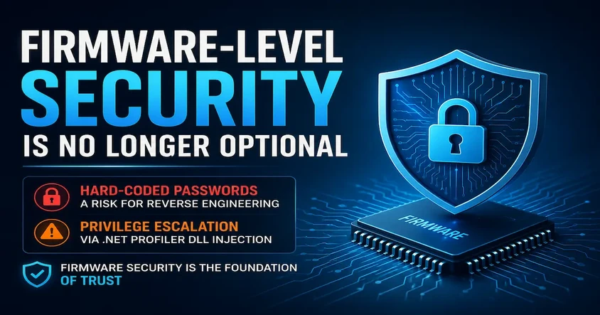 Firmware-level security is no longer optional