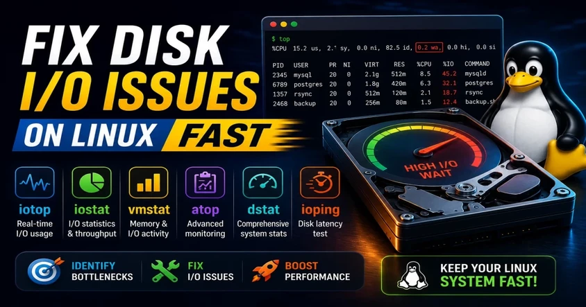 Fix Disk I/O Issues on Linux Fast