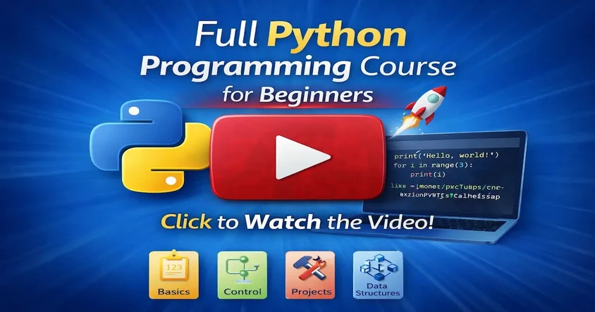 Full Python Programming Course for Beginners