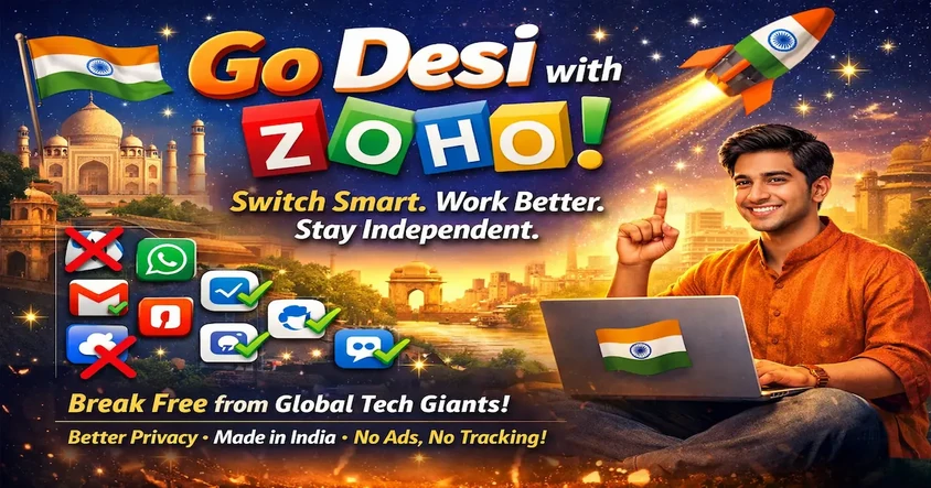 Go Desi with Zoho - Best Indian Alterna. to Global Apps