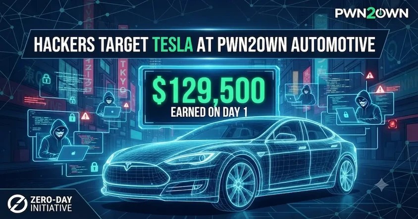 Hackers Earn $129,500 In A Single Day Targeting Tesla