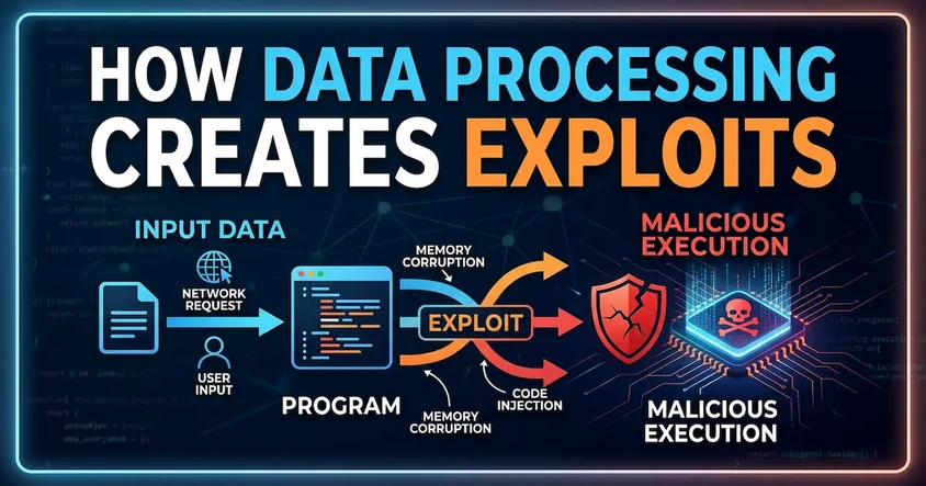 How Data Processing Creates Exploits