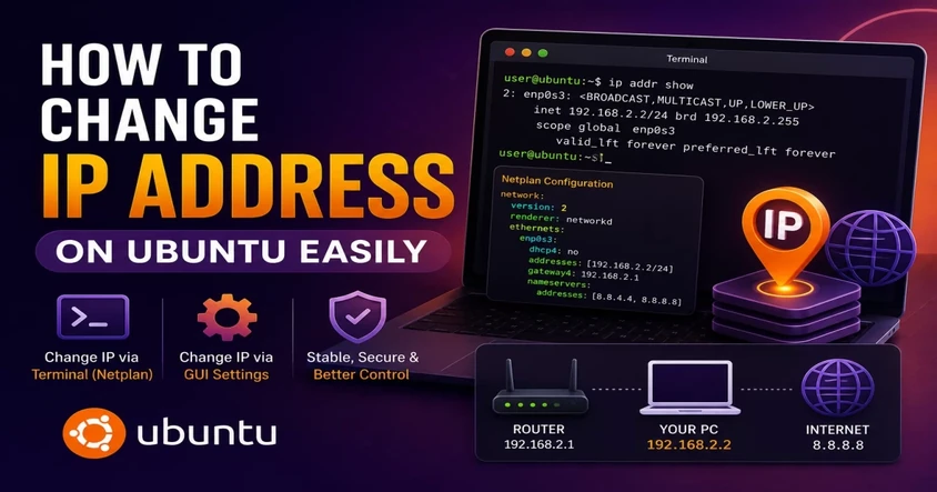 How to Change IP Address on Ubuntu Easily