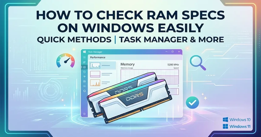 How to Check RAM Specs on Windows Easily