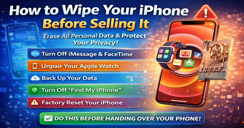 How to Completely Erase iPhone Data Before Selling