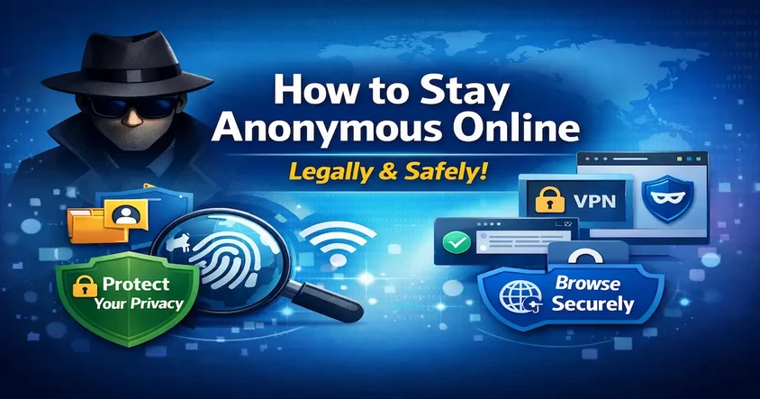 How to Stay Anonymous Online Legally Safely!!