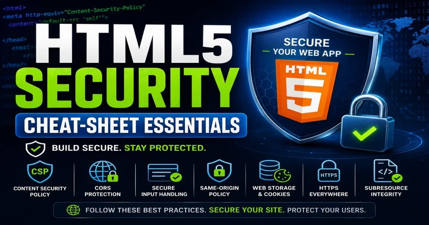 HTML5 Security Cheat-Sheet Essentials