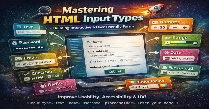 HTML Input Types Guide for Web Developers