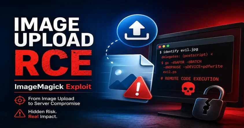 Image Upload RCE via ImageMagick Exploit