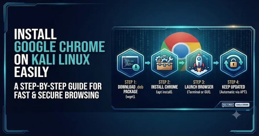 Install Google Chrome on Kali Linux Easily