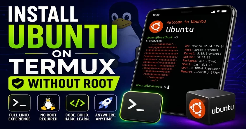Install Ubuntu on Termux Without Root