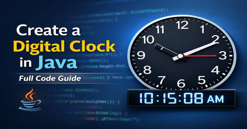 Java Analog Clock - Full Source Code Guide