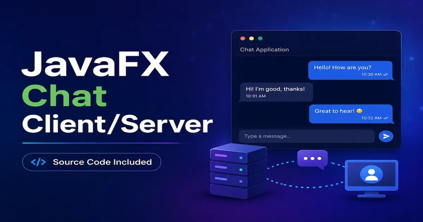 JavaFX Chat Client/Server + Source Code