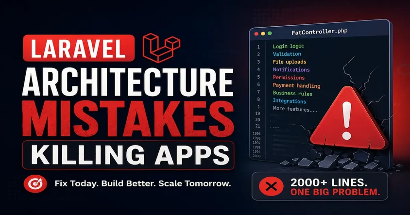 Laravel Architecture Mistakes Killing Apps