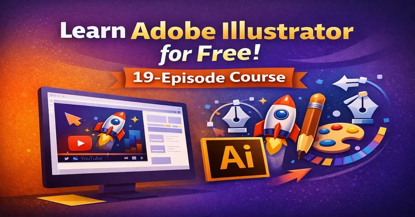 Learn Adobe Illustrator Free 19-Episode Course