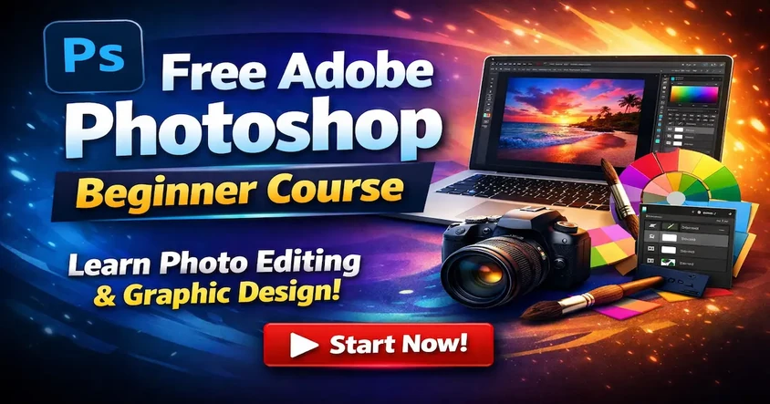 Learn Adobe Photoshop Free Beginner Course