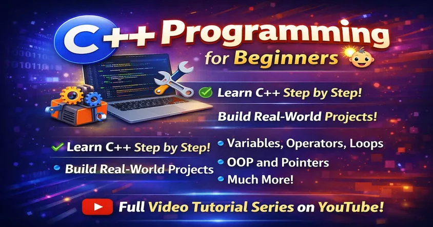 Learn C++ Programming Video Tutorial Course