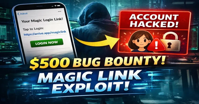 Magic Login Link Bug Causes Account Takeover.