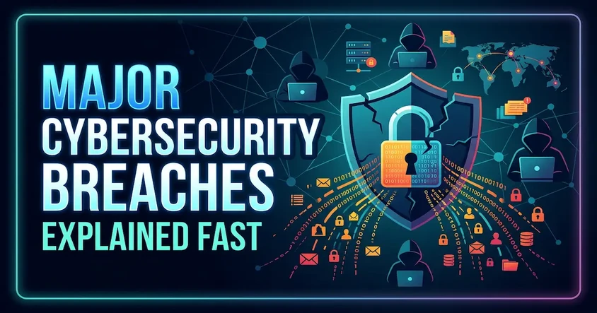 Major Cybersecurity Breaches Explained Fast