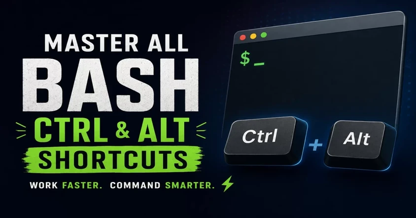 Master All Bash CTRL & ALT Shortcuts
