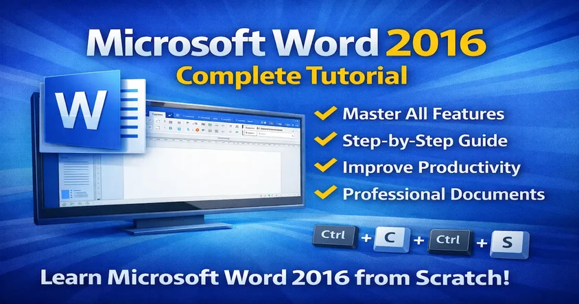 Microsoft Word 2016 Complete Tutorial