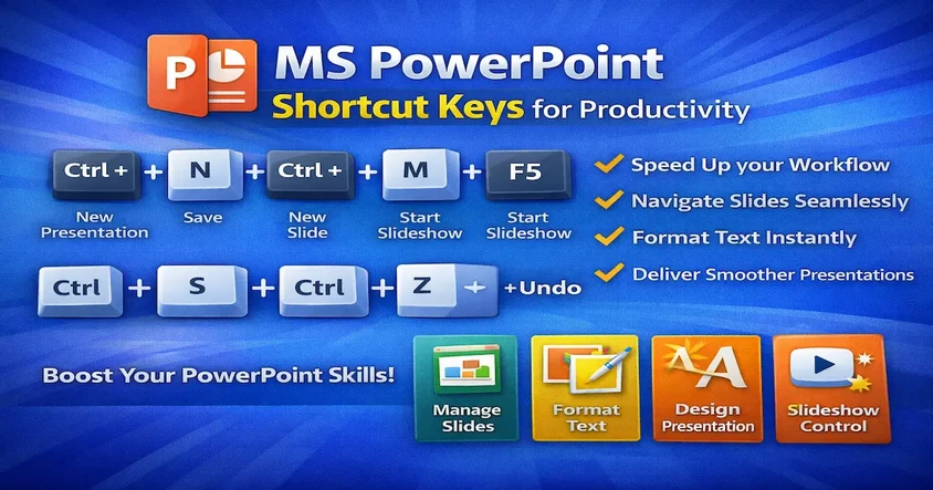 MS PowerPoint Shortcut Keys for Productivity