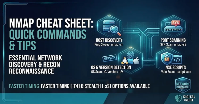 Nmap Cheat Sheet: Quick Commands & Tips