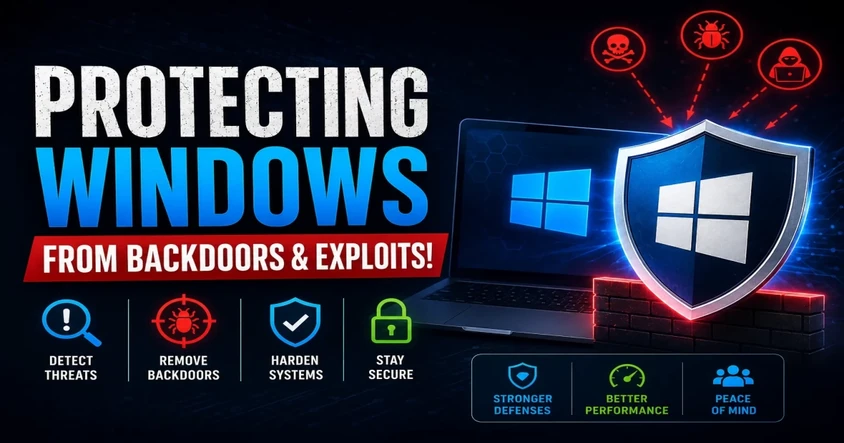 Protecting Windows from Backdoors & Exploits!