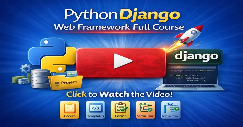 Python Django Web Framework Full Course