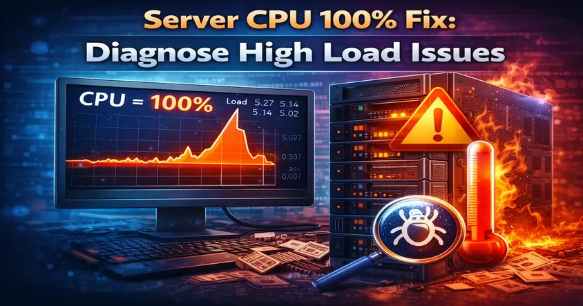 Server CPU 100% Fix: Diagnose High Load Issues