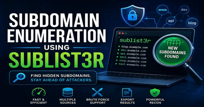 Subdomain Enumeration Using Sublist3r