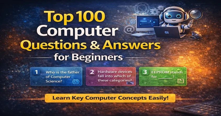 Top 100 Computer Q&A for Beginners