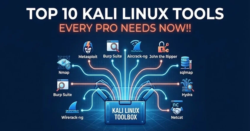 Top 10 Kali Linux Tools Every Pro Needs NOW!!