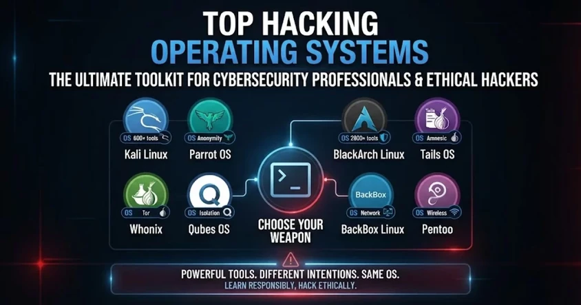 Top Hacking Operating Systems Used by Hackers