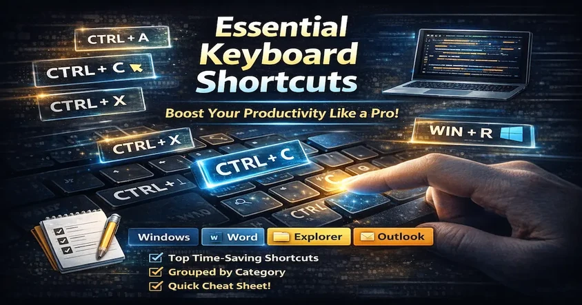 Ultimate Computer & Keyboard Shortcuts Guide