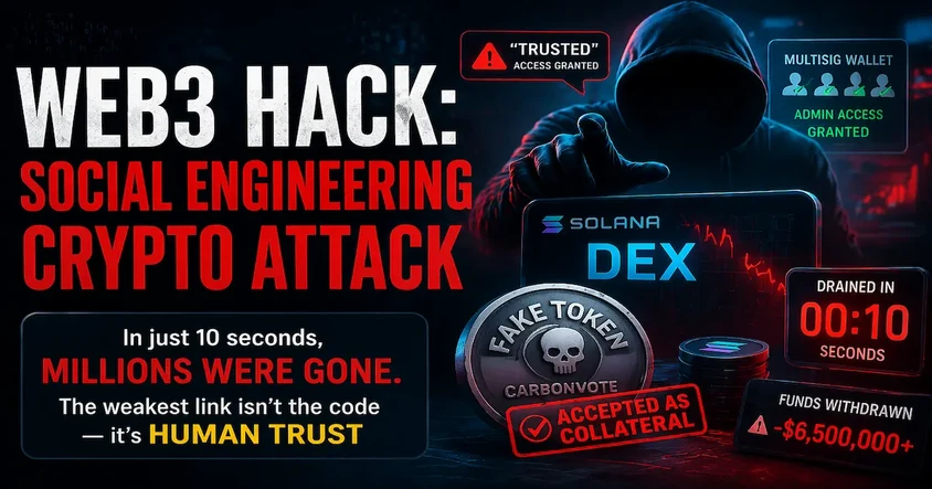 Web3 Hack: Social Engineering Crypto Attack