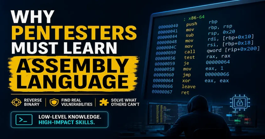 Why Pentesters Must Learn Assembly Language