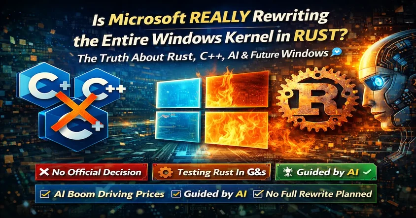 Windows Kernel Rust Shift: Microsoft Truth