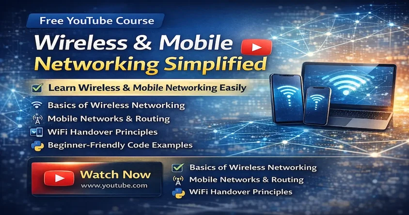 Wireless & Mobile Networking Course 2016 Pro!