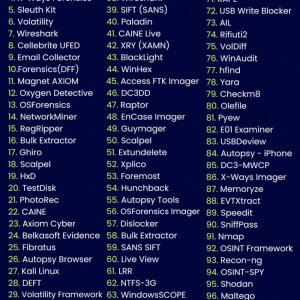 100-useful-forensic-tools
