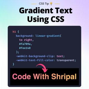 Gradient Text Using CSS