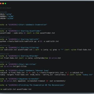 Tool by bash script for extract subdomains by some tools and check subdomain takeover